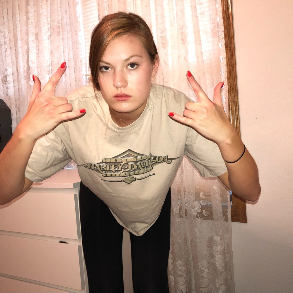 HARLEY DAVIDSON CROP TOP